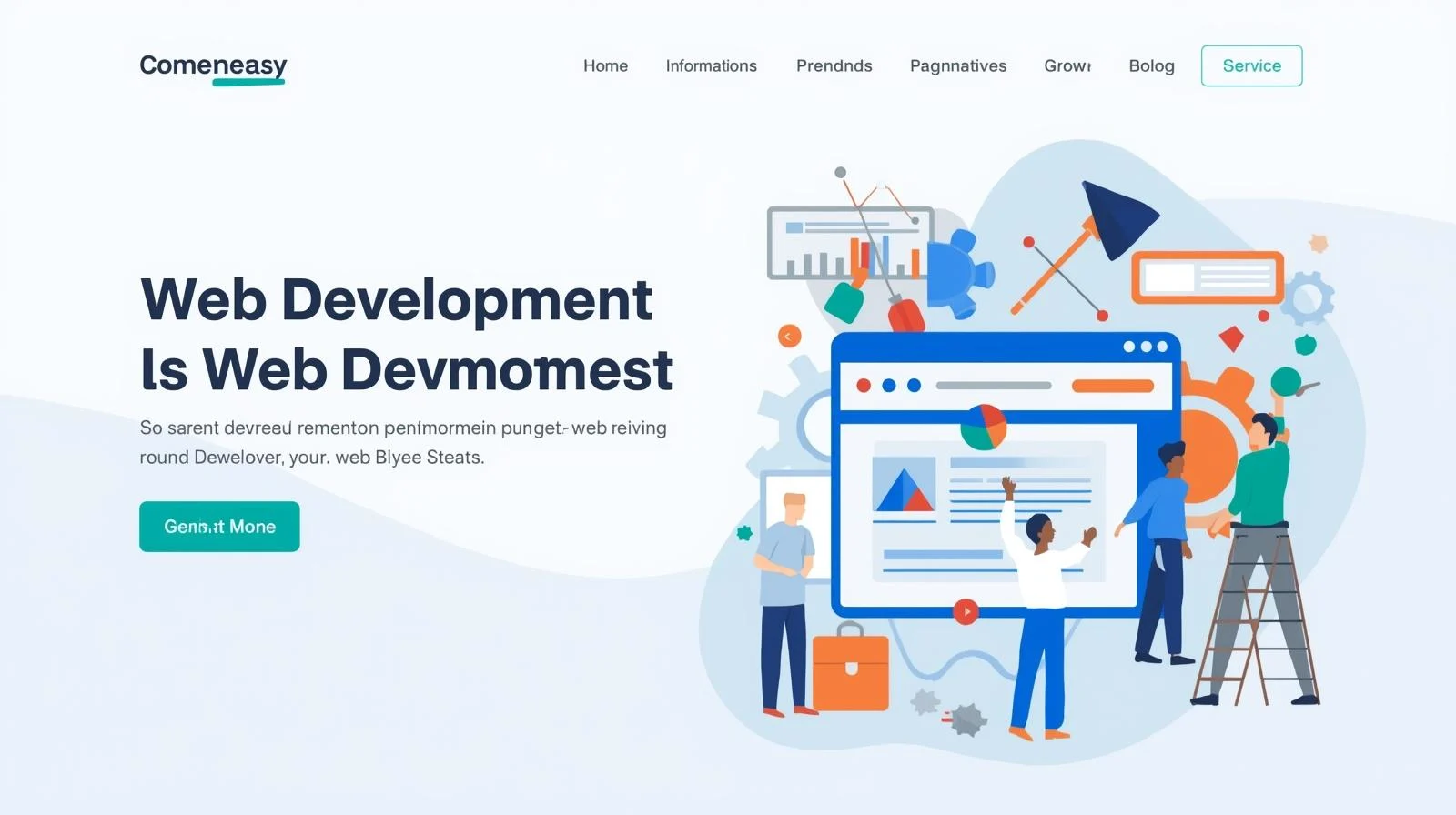 Ilustrasi Pengembangan Web